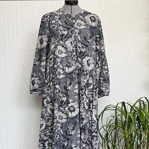 Thought British sustainable clothing Hemp flower dress Size UK 14 or size 10-12